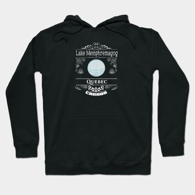 Lake Memphremagog Quebec Canada Hoodie by artsytee